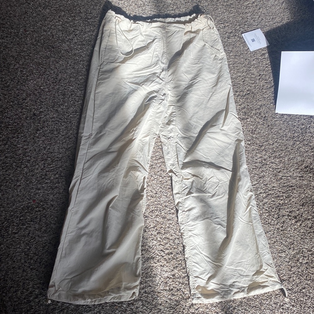 Cute joggers adjustable waist new